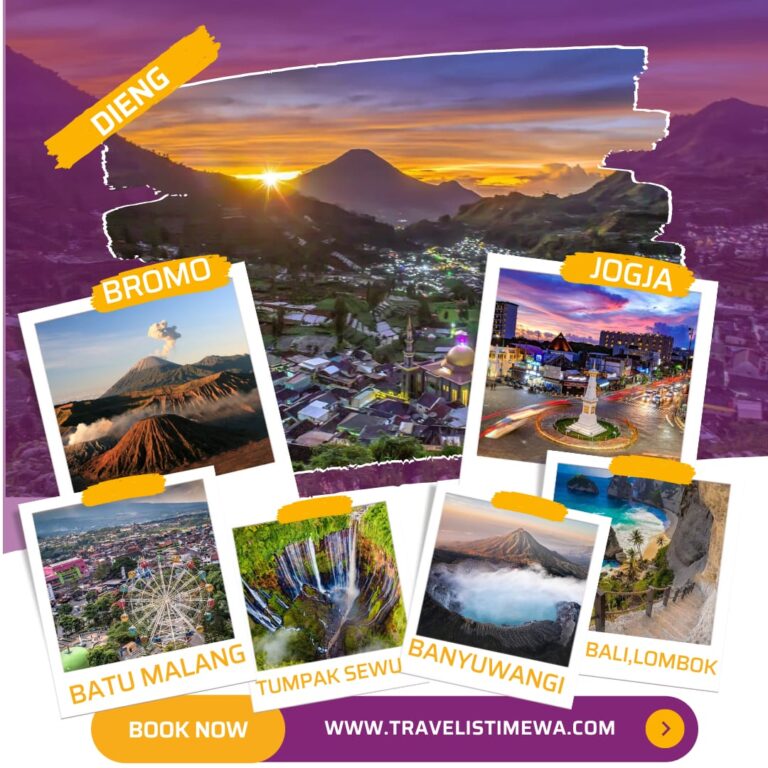 Melayani paket wisata dengan banyak pilihan bromo, batu malang, jogja, nusa penida, dieng