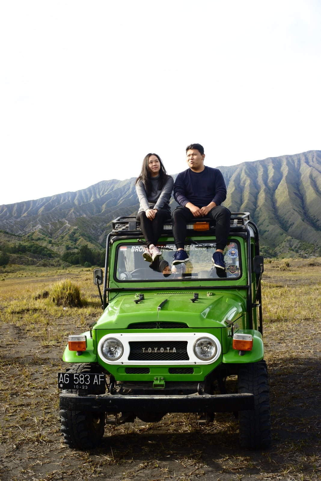Foto peserta paket Wisata Bromo di padang savana