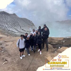 Peserta open trip kawah ijen