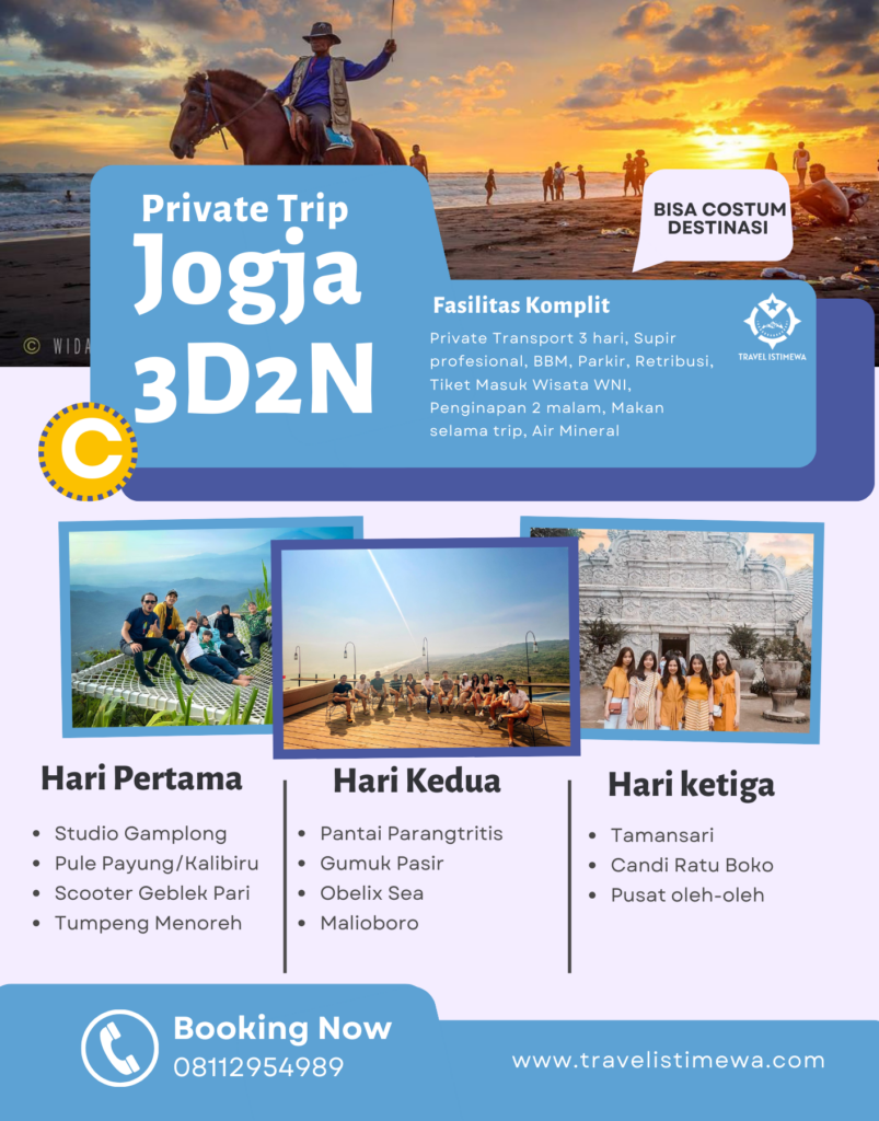 Trip Jogja 3D2N Paket C